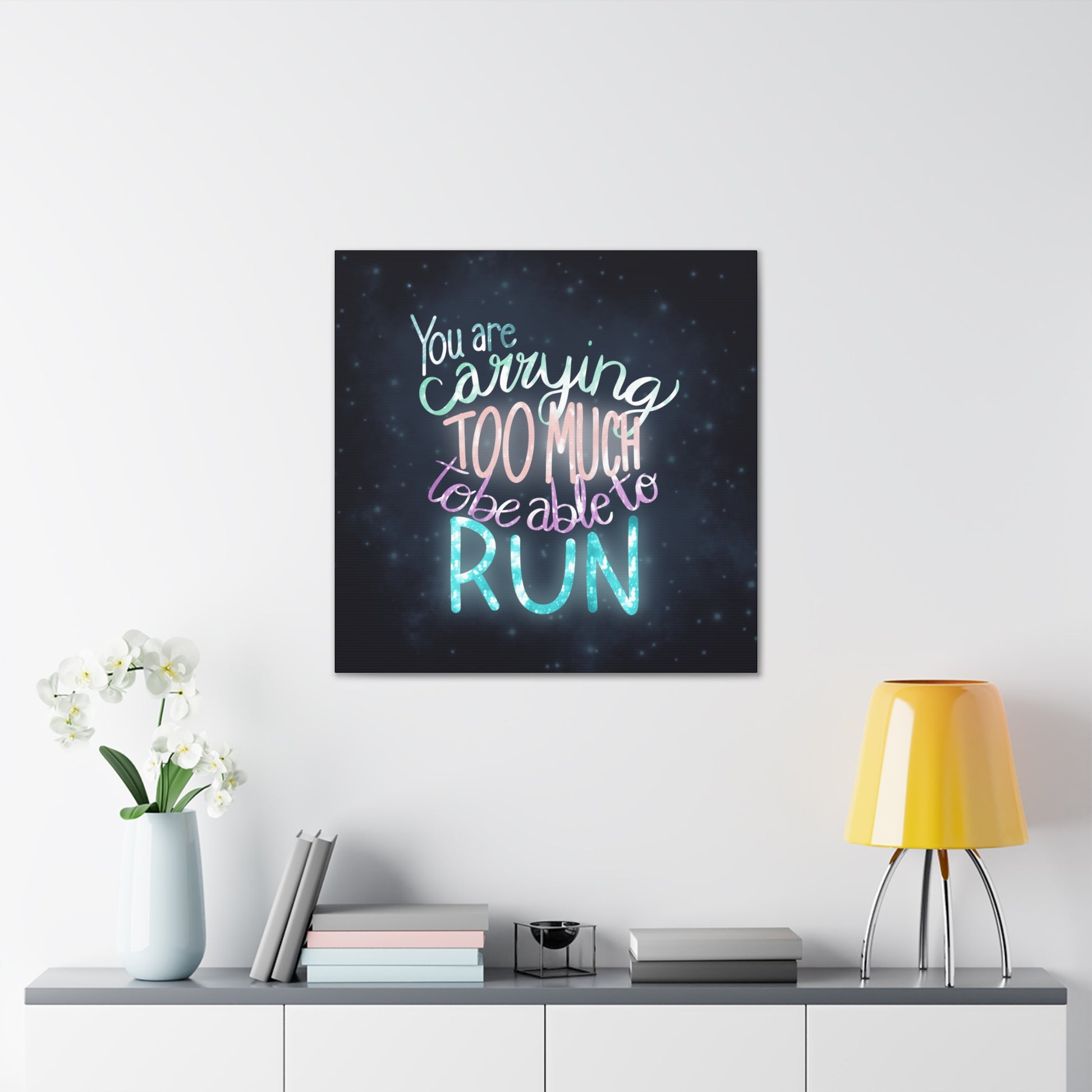 You are carrying too much to be able to run Canvas Gallery Wraps - Tales from the Tangle