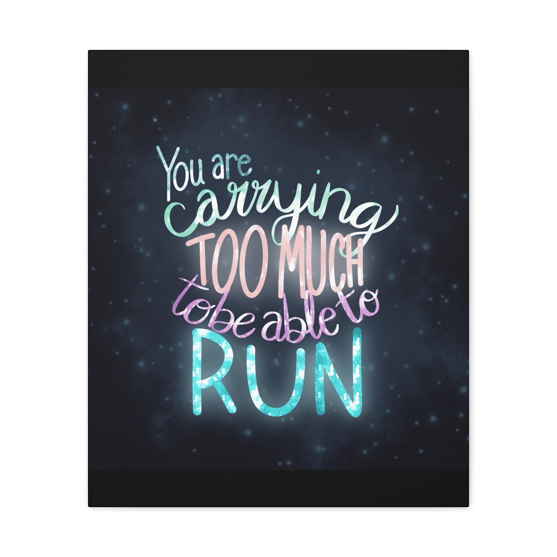 You are carrying too much to be able to run Canvas Gallery Wraps - Tales from the Tangle