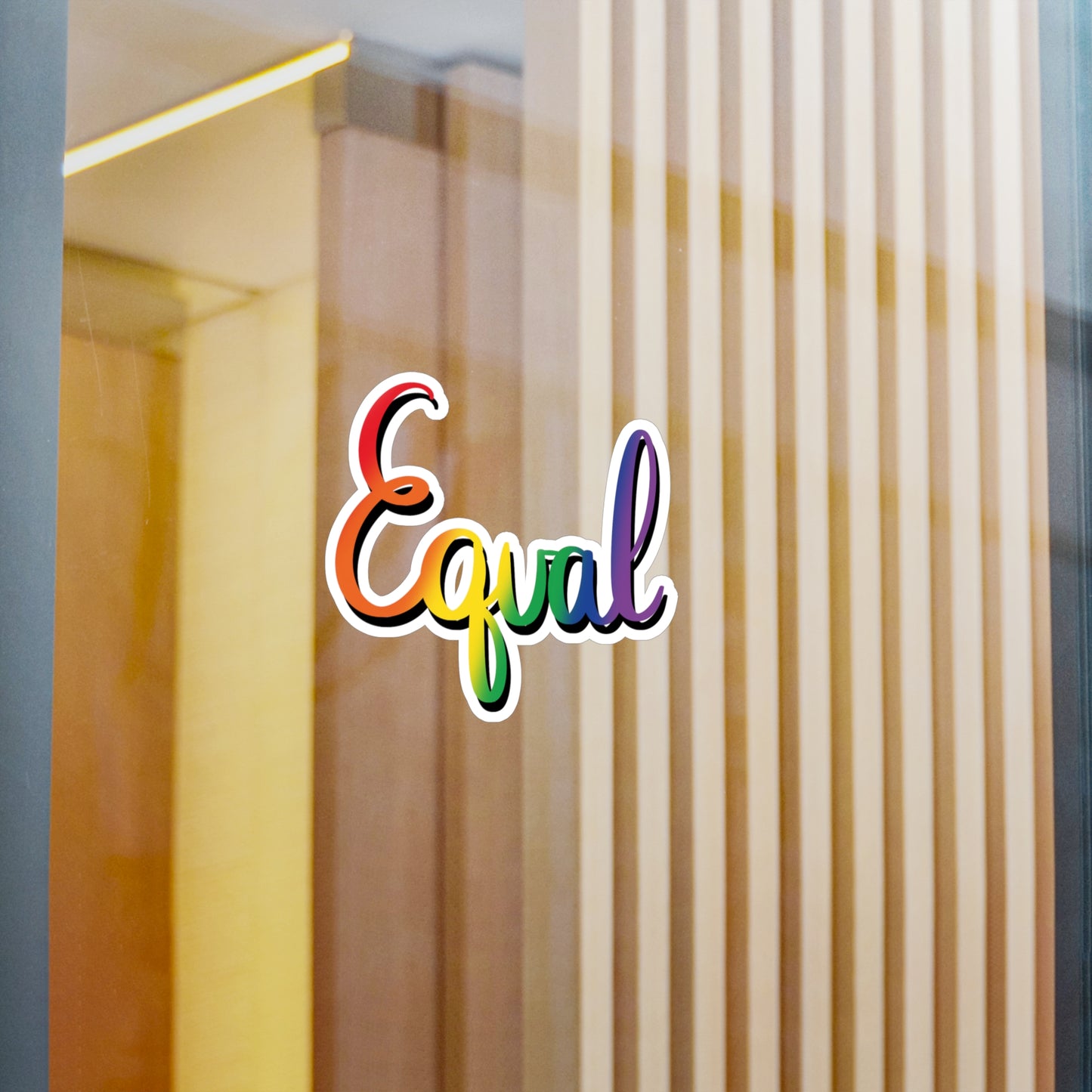 Rainbow Pride Equal Kiss-Cut Vinyl Decals - Tales from the Tangle