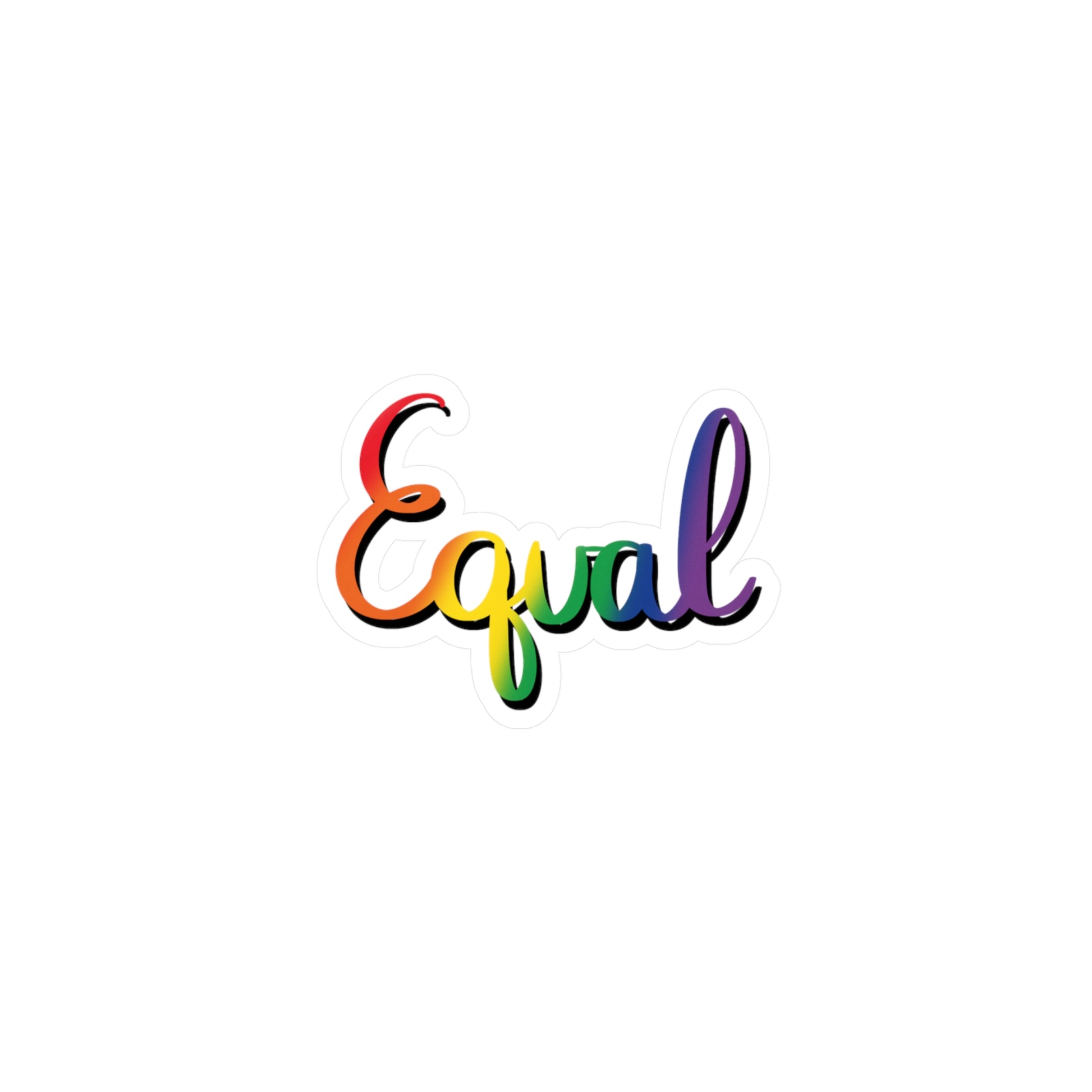 Rainbow Pride Equal Kiss-Cut Vinyl Decals - Tales from the Tangle