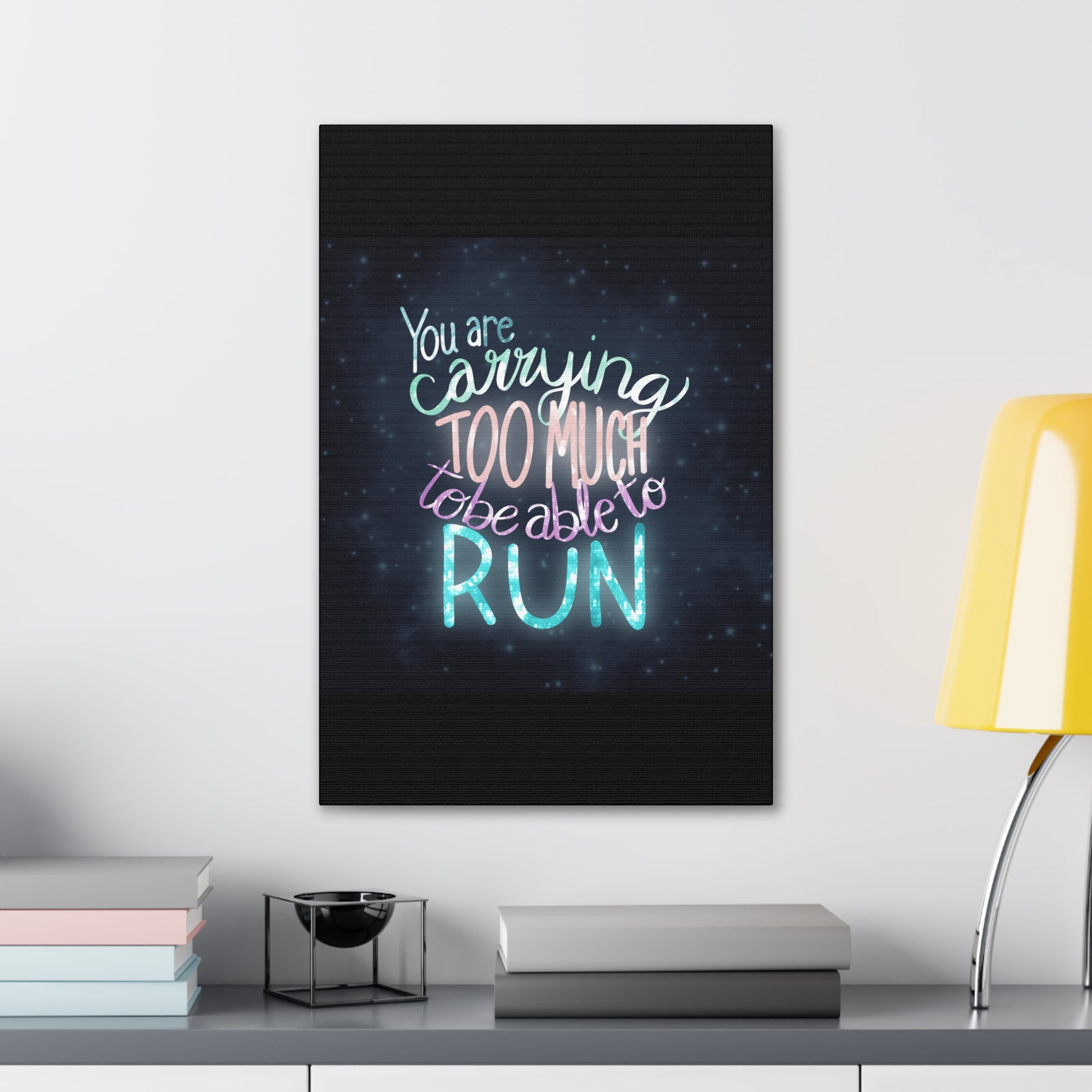 You are carrying too much to be able to run Canvas Gallery Wraps - Tales from the Tangle