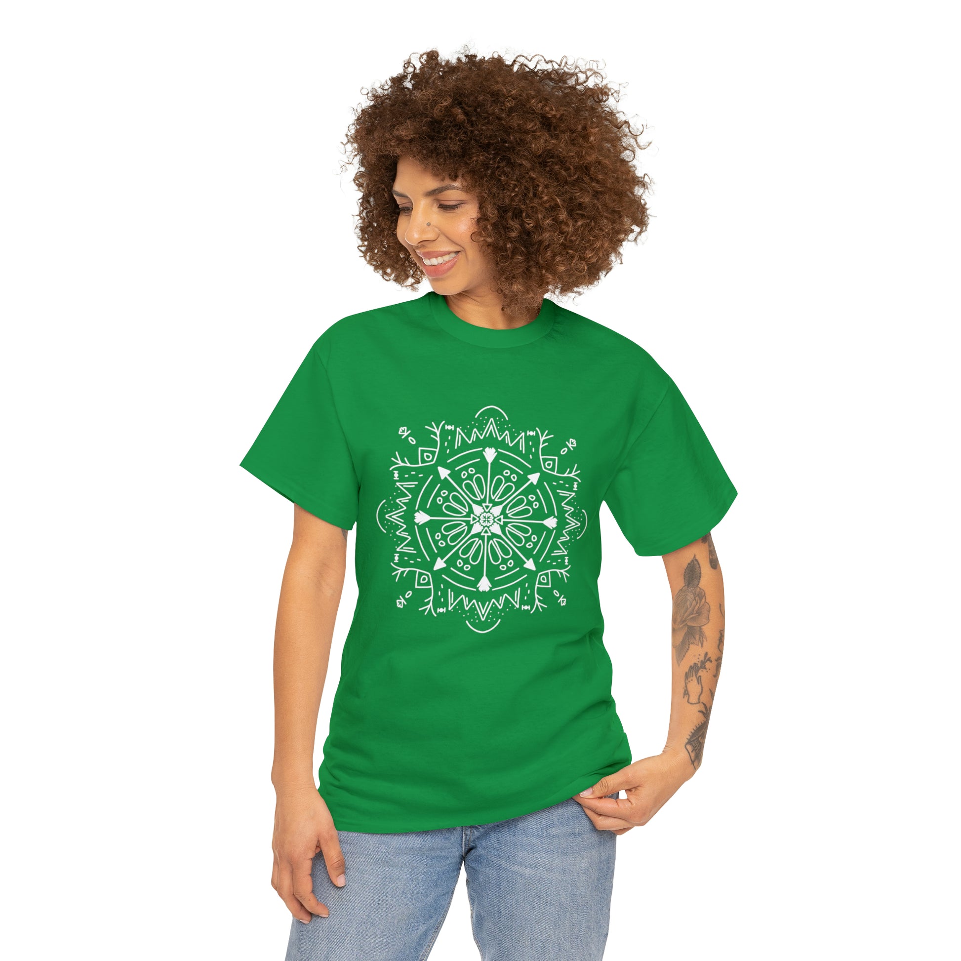 Archer’s Mandala Unisex Heavy Cotton Tee - Tales from the Tangle