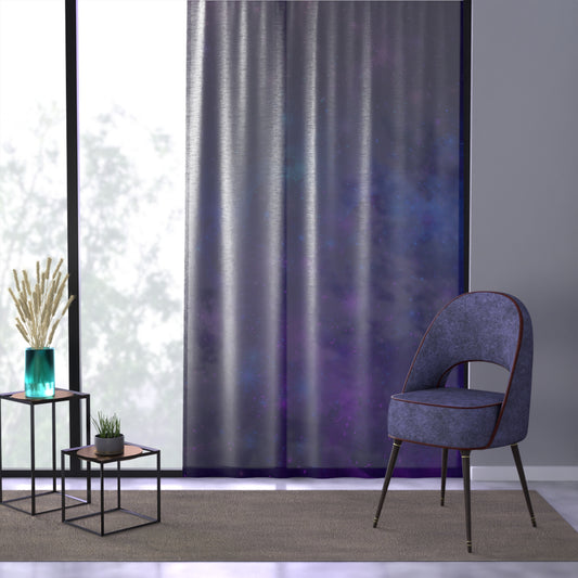 Galaxy Print Window Curtain - Tales from the Tangle
