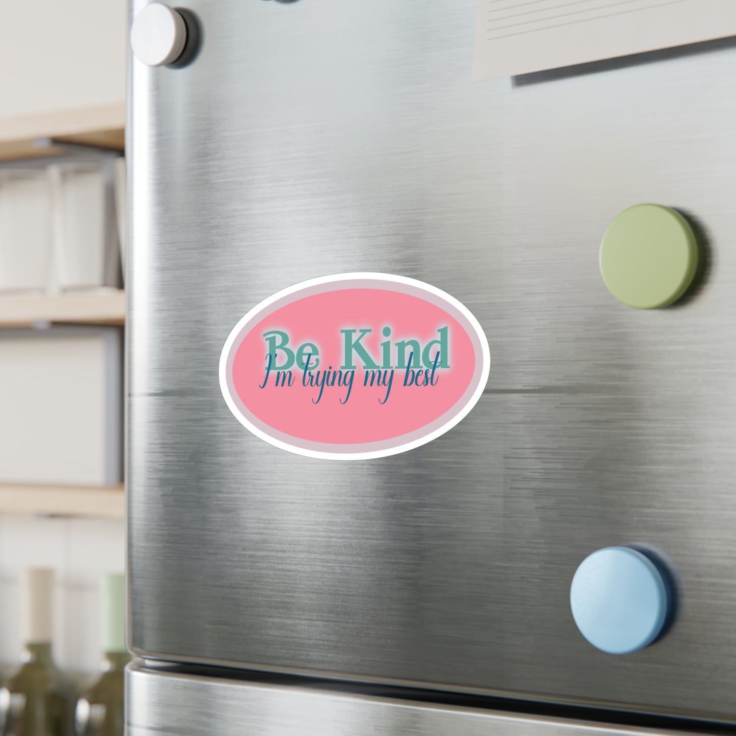 Be Kind, I’m Trying My Best Kiss-Cut Vinyl Decals - Tales from the Tangle