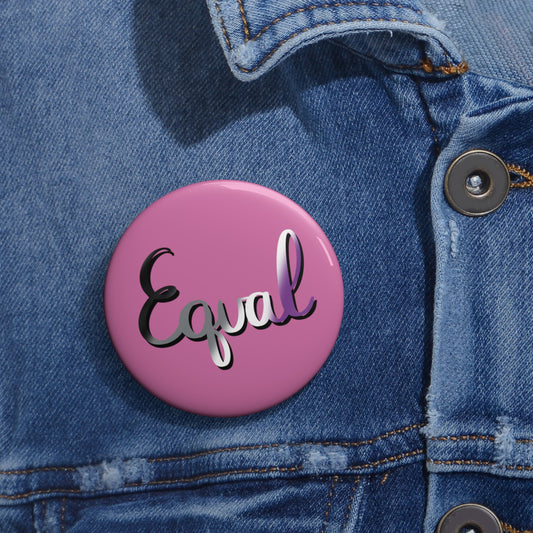 Asexual Pride Equal Custom Pin Buttons - Tales from the Tangle