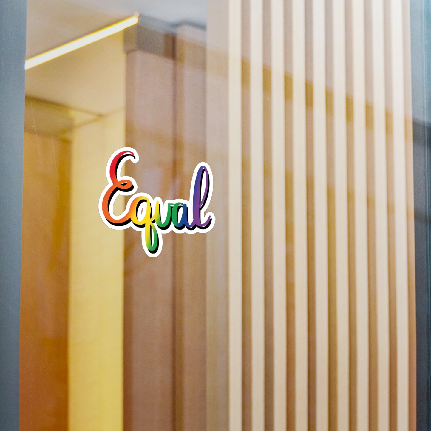 Rainbow Pride Equal Kiss-Cut Vinyl Decals - Tales from the Tangle
