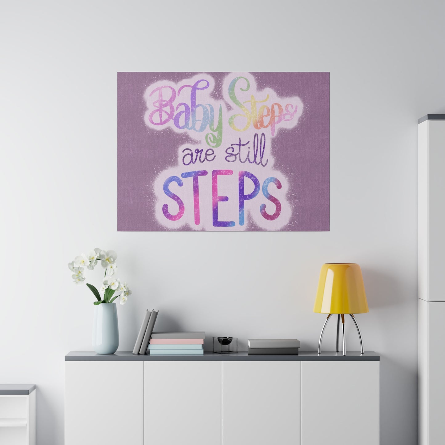 Baby Steps are Still Steps Matte Canvas, Stretched, 0.75"