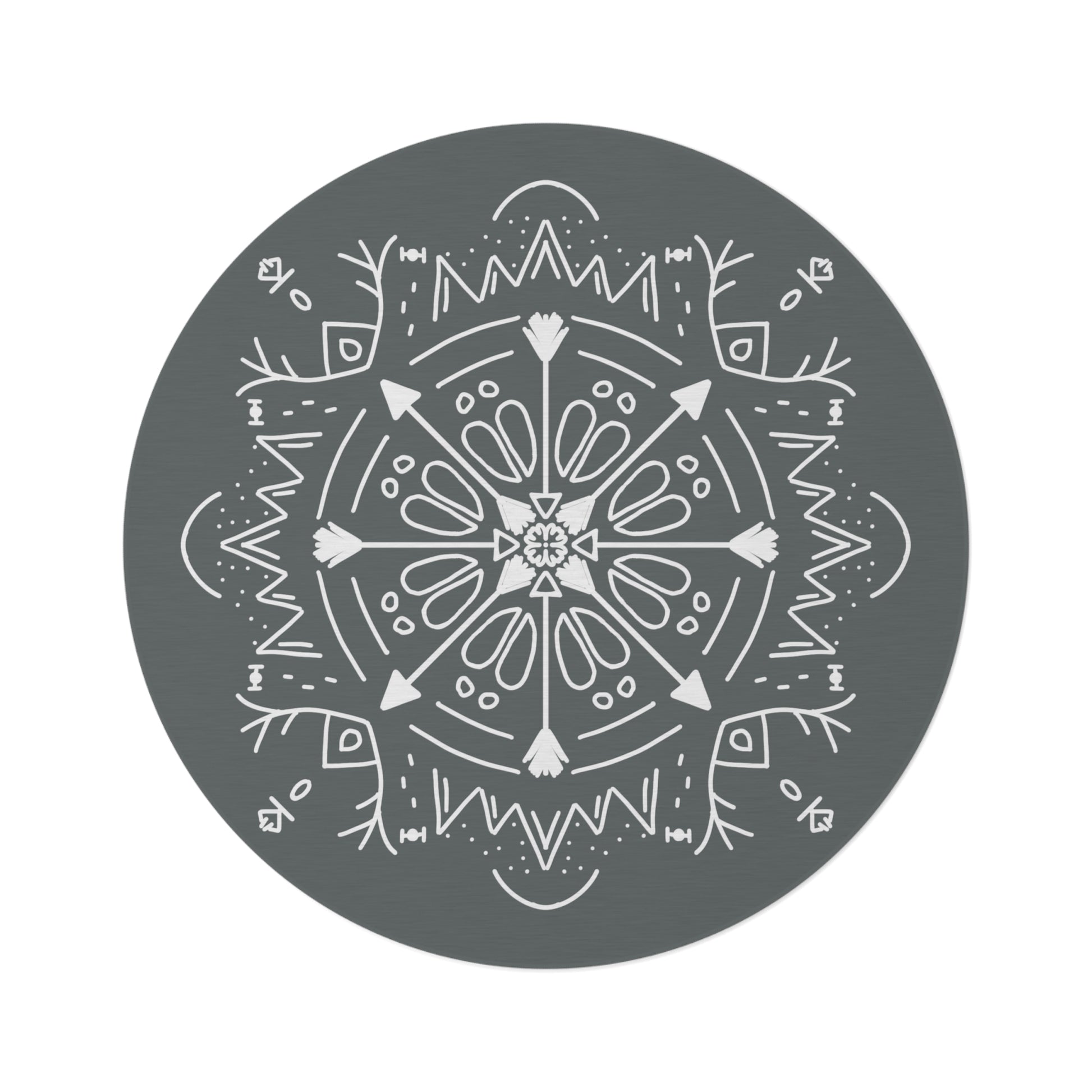Archer’s Mandala Round Rug - Tales from the Tangle