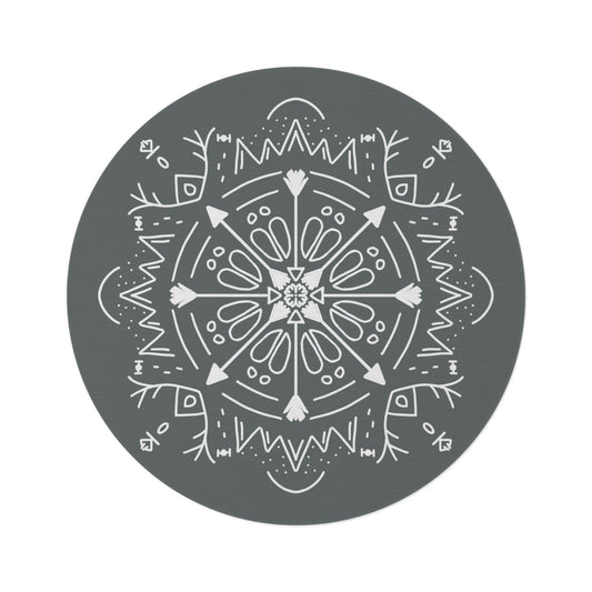 Archer’s Mandala Round Rug - Tales from the Tangle