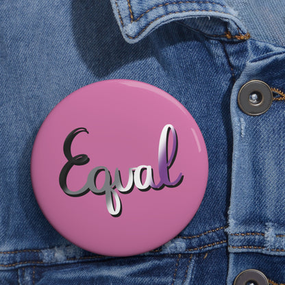 Asexual Pride Equal Custom Pin Buttons - Tales from the Tangle