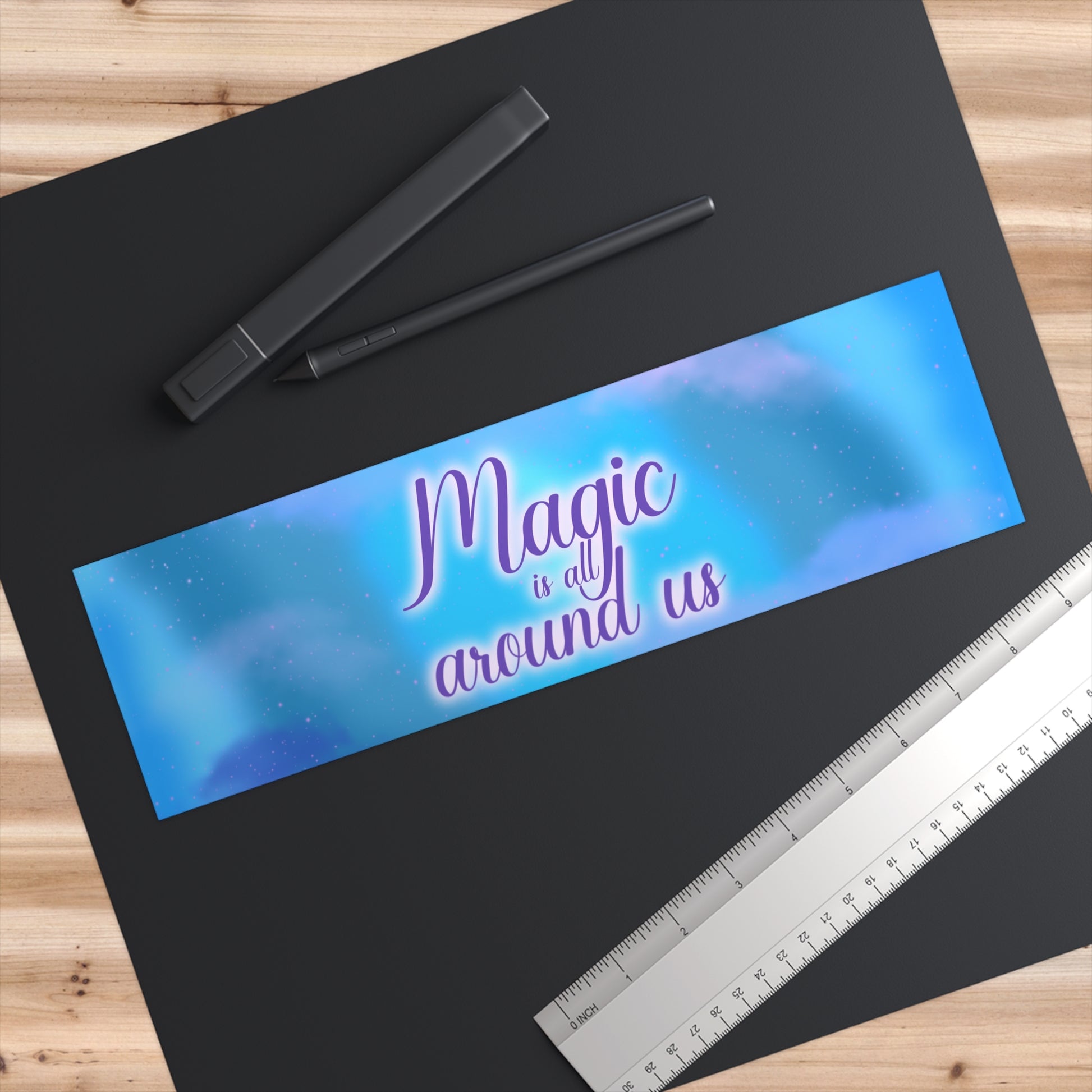 Magic is all around us Bumper Sticker - Tales from the Tangle