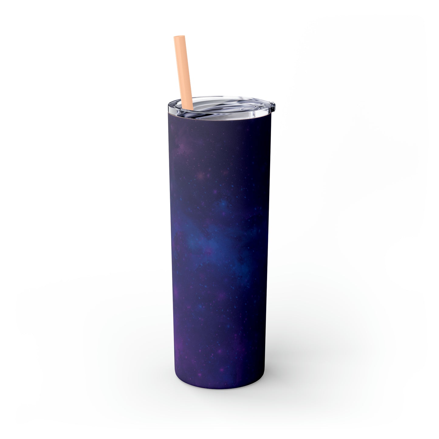 Galaxy Print Skinny Tumbler with Straw, 20oz - Tales from the Tangle