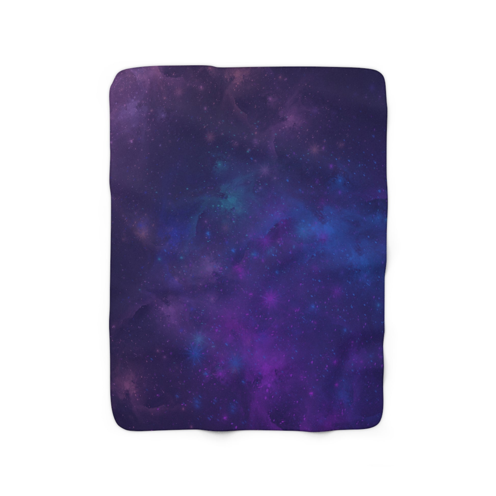 Galaxy Print Sherpa Fleece Blanket - Tales from the Tangle