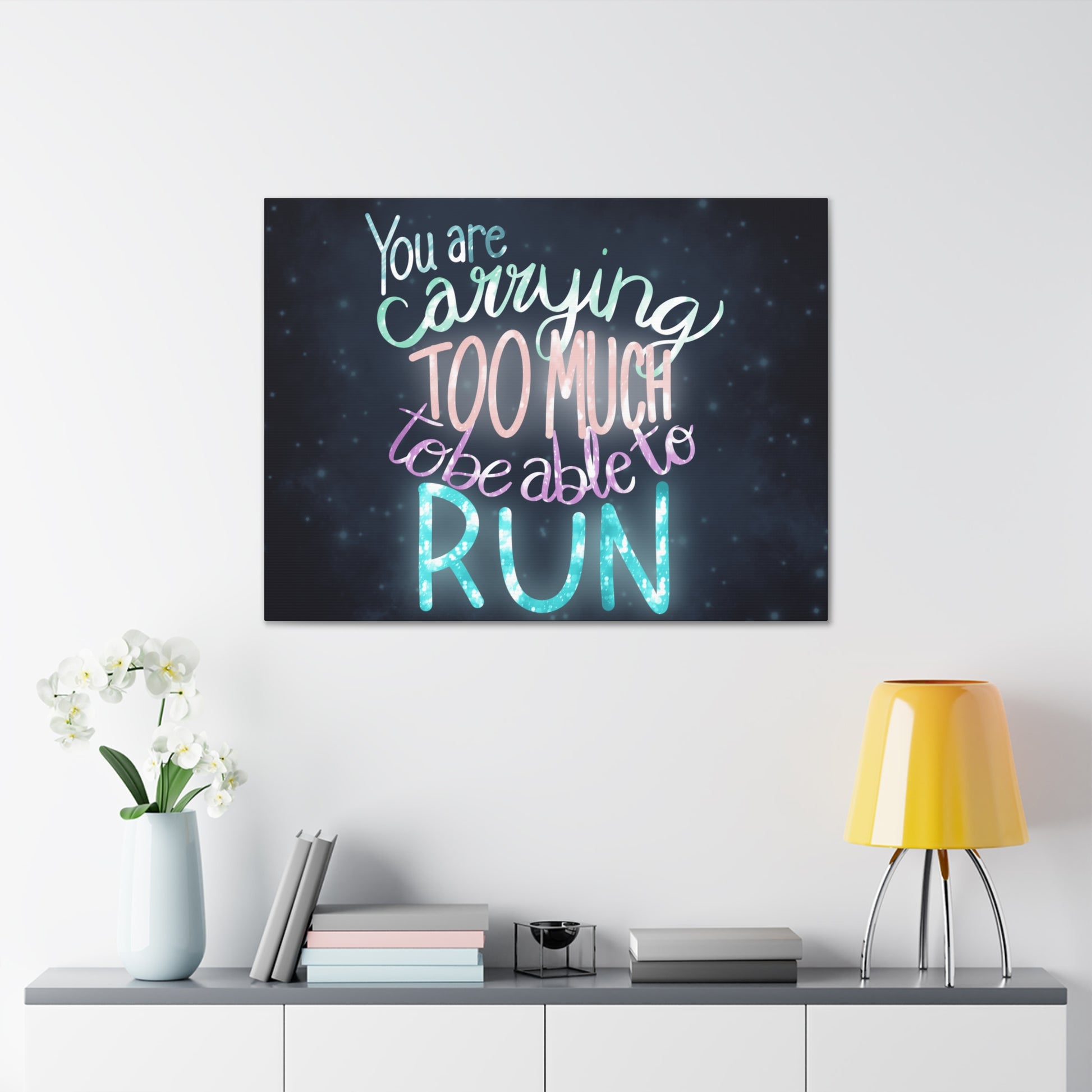 You are carrying too much to be able to run Canvas Gallery Wraps - Tales from the Tangle