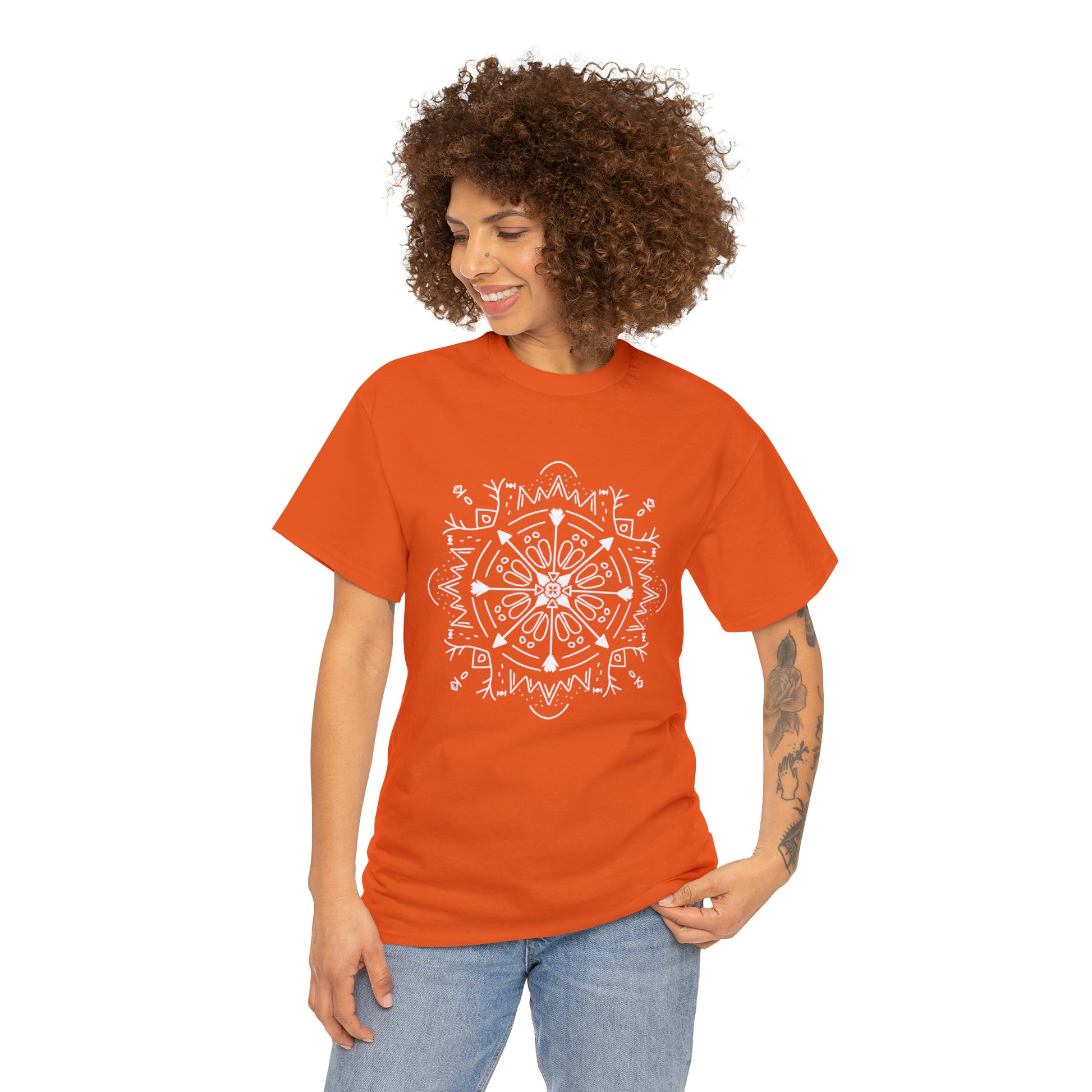 Archer’s Mandala Unisex Heavy Cotton Tee - Tales from the Tangle