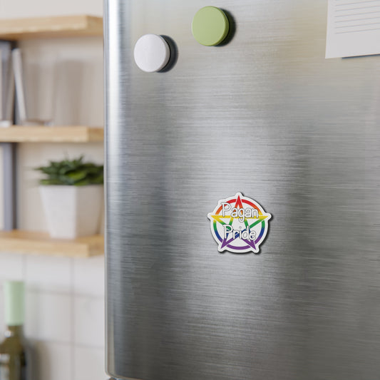 Pagan Pride Rainbow Die-Cut Magnets - Tales from the Tangle