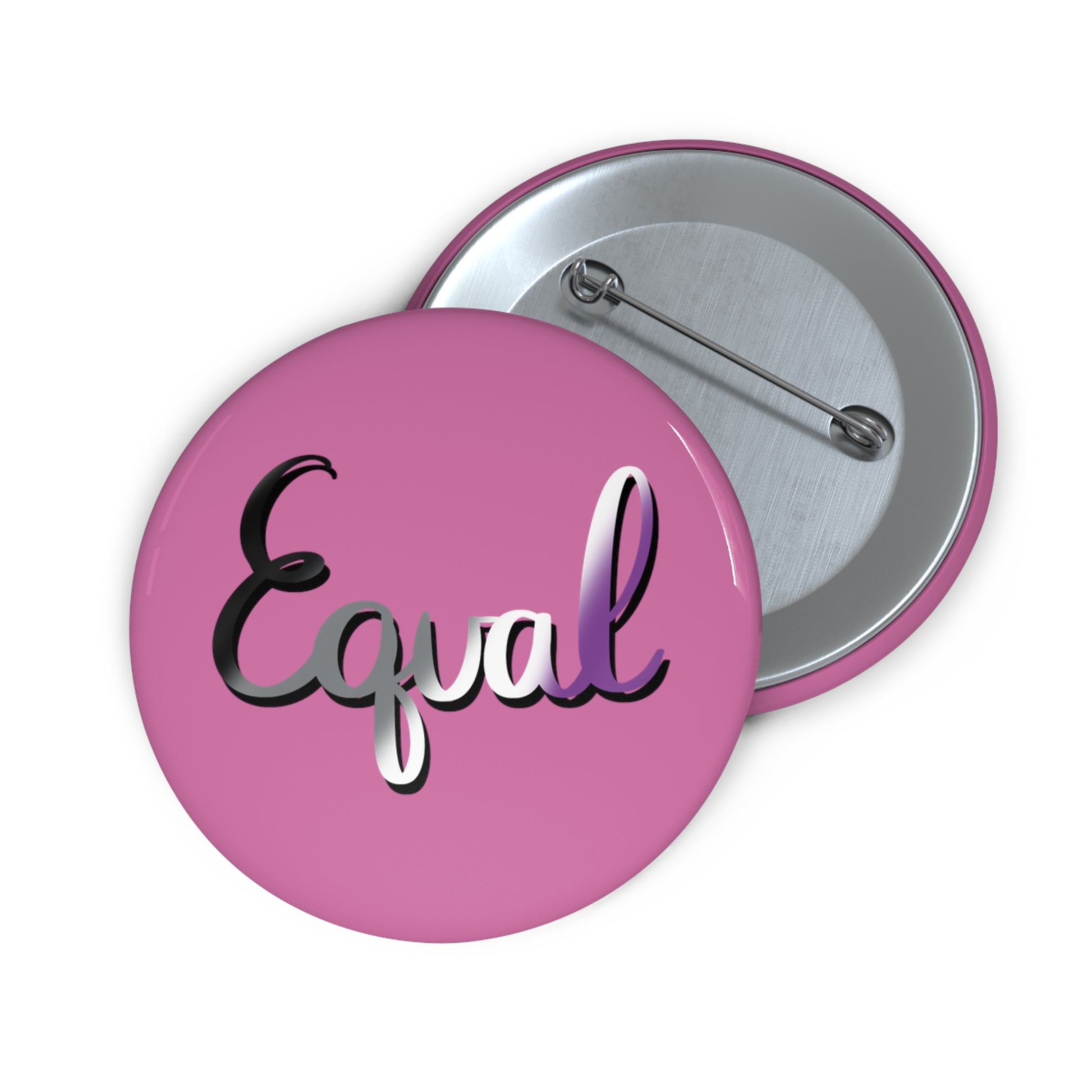 Asexual Pride Equal Custom Pin Buttons - Tales from the Tangle