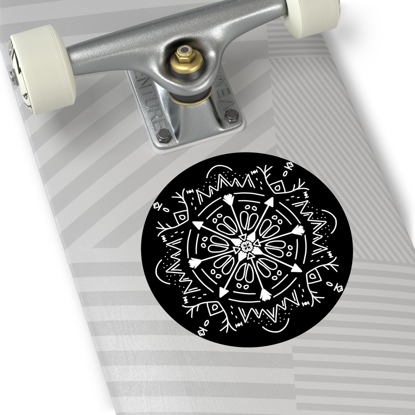 Archer’s Mandala Round Vinyl Sticker - Tales from the Tangle