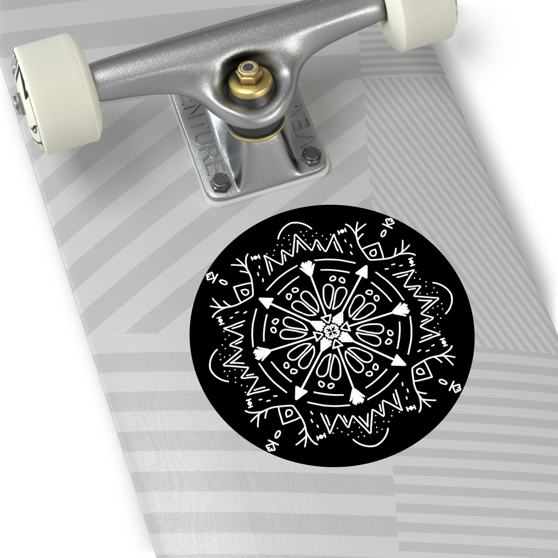 Archer’s Mandala Round Vinyl Sticker - Tales from the Tangle