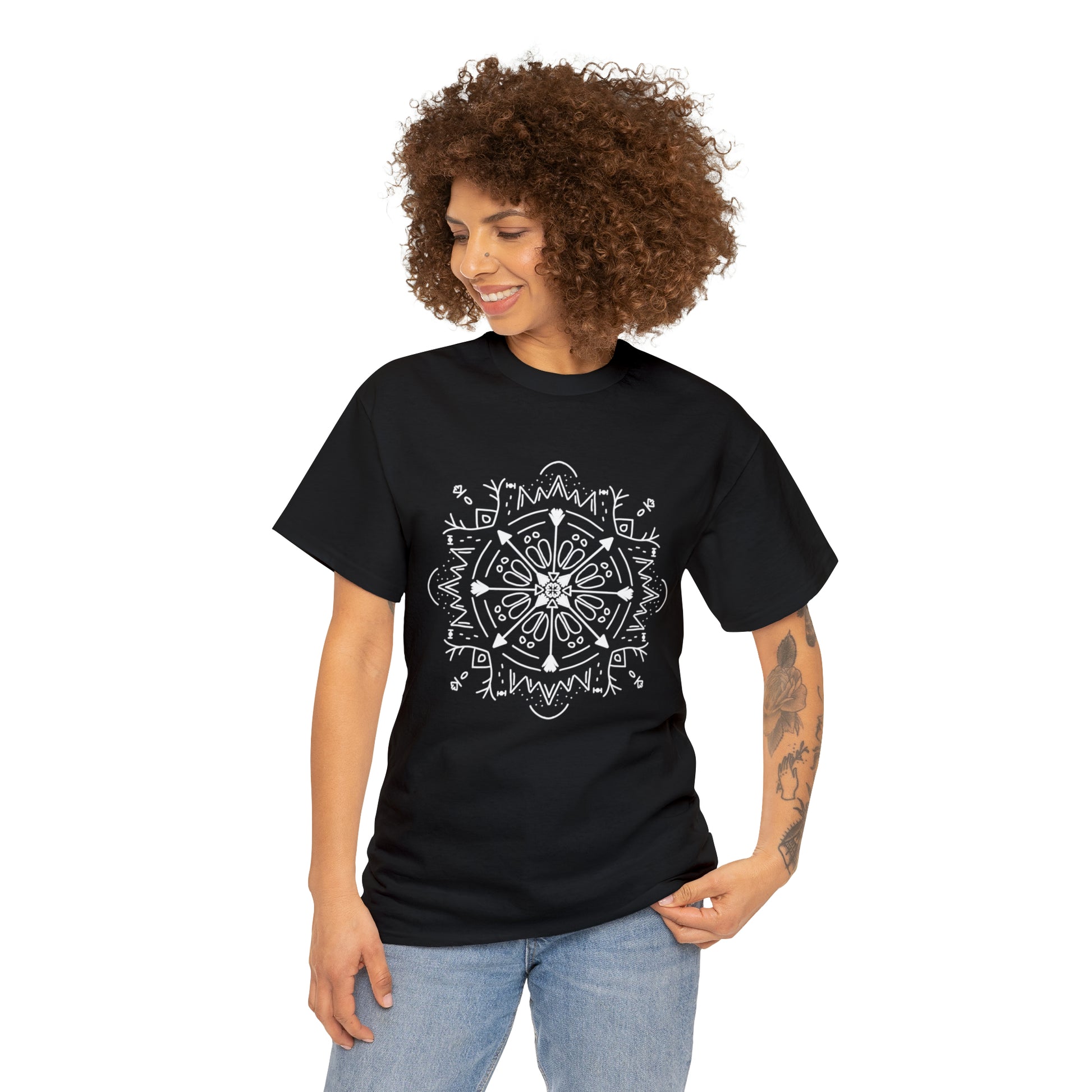 Archer’s Mandala Unisex Heavy Cotton Tee - Tales from the Tangle