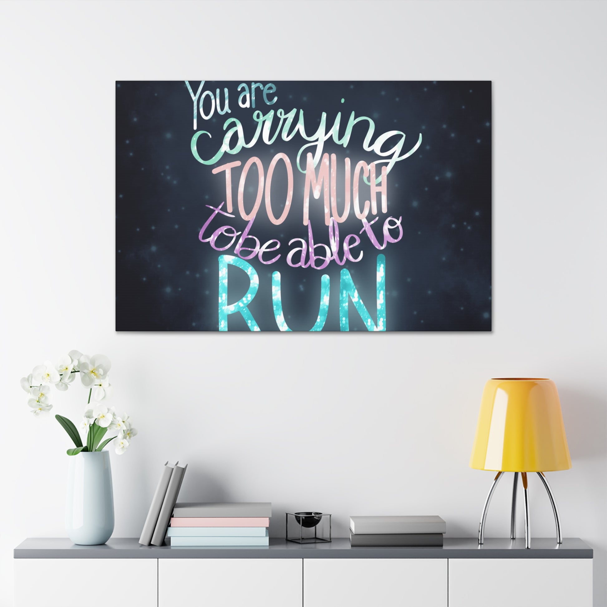 You are carrying too much to be able to run Canvas Gallery Wraps - Tales from the Tangle