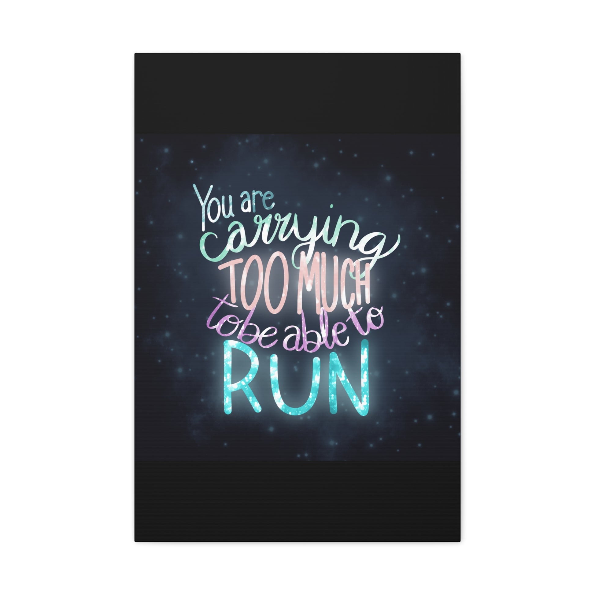 You are carrying too much to be able to run Canvas Gallery Wraps - Tales from the Tangle