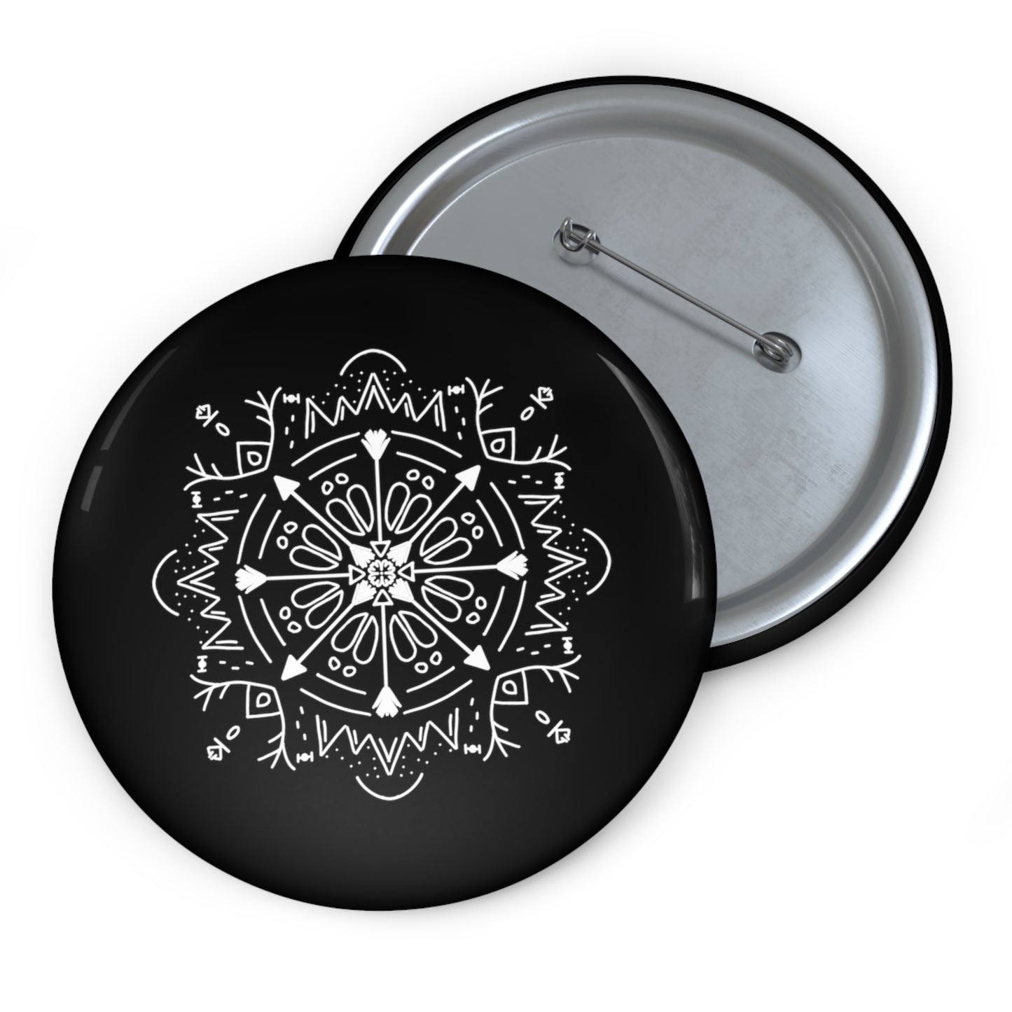 Archer’s Mandala Custom Pin Button - Tales from the Tangle