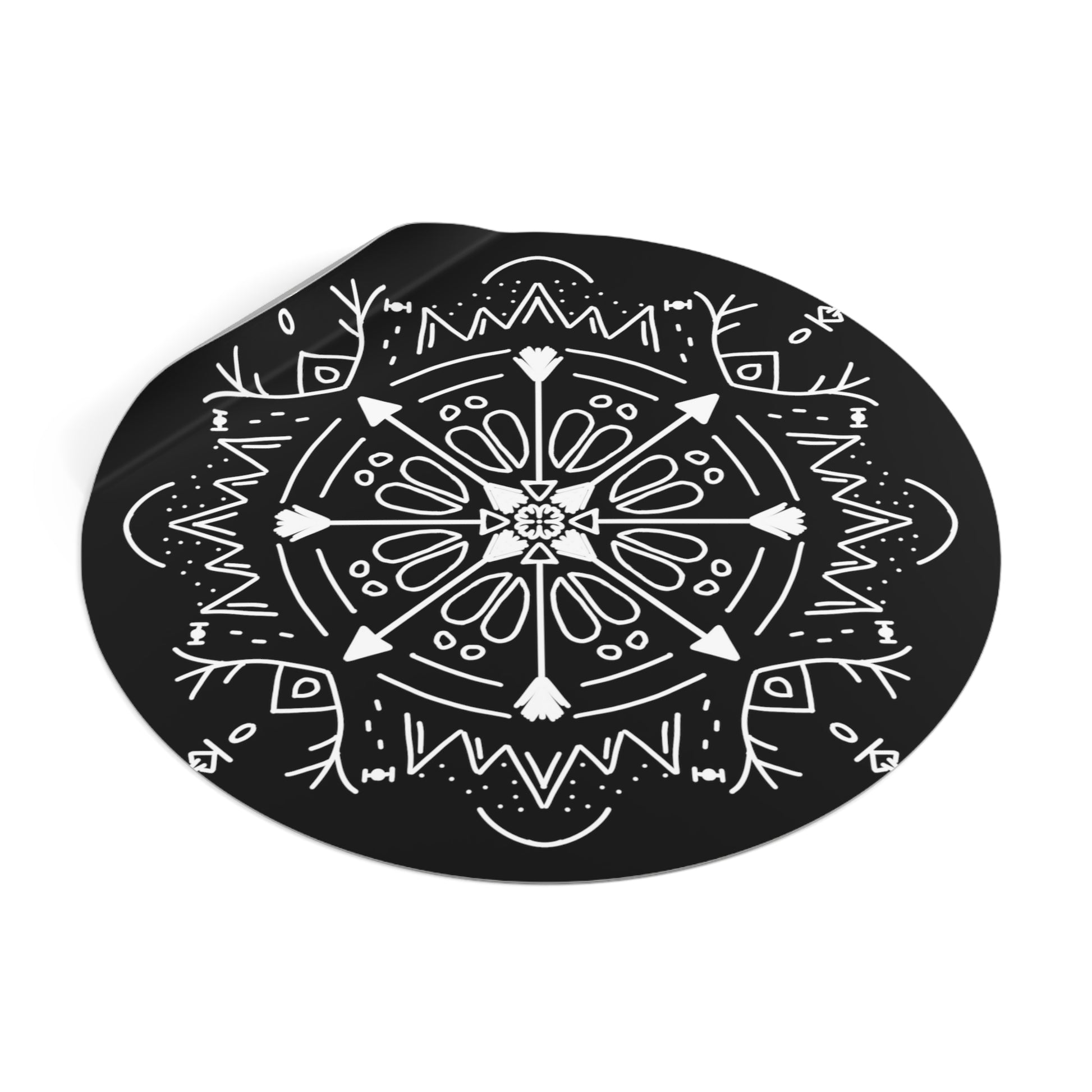 Archer’s Mandala Round Vinyl Sticker - Tales from the Tangle