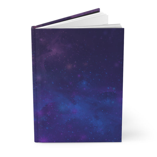 Galaxy Print Hardcover Journal Matte - Tales from the Tangle
