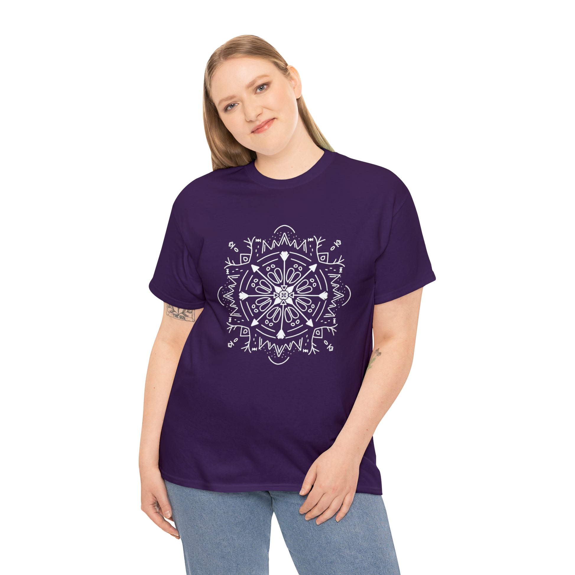 Archer’s Mandala Unisex Heavy Cotton Tee - Tales from the Tangle