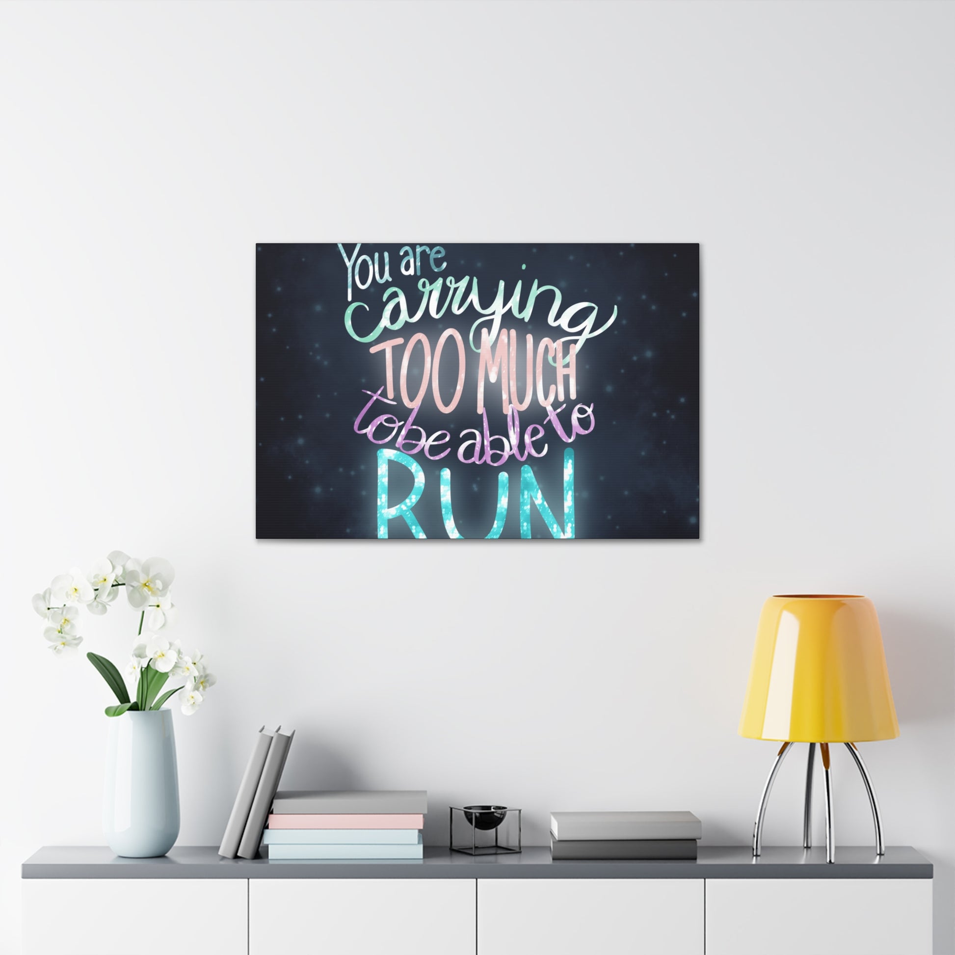 You are carrying too much to be able to run Canvas Gallery Wraps - Tales from the Tangle