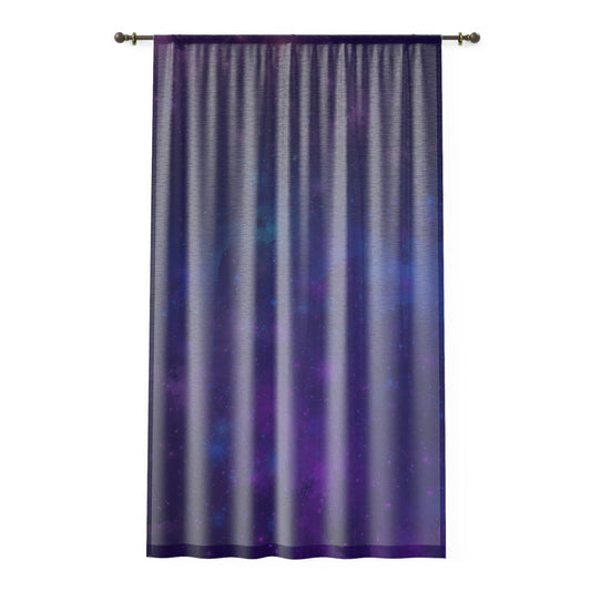 Galaxy Print Window Curtain - Tales from the Tangle