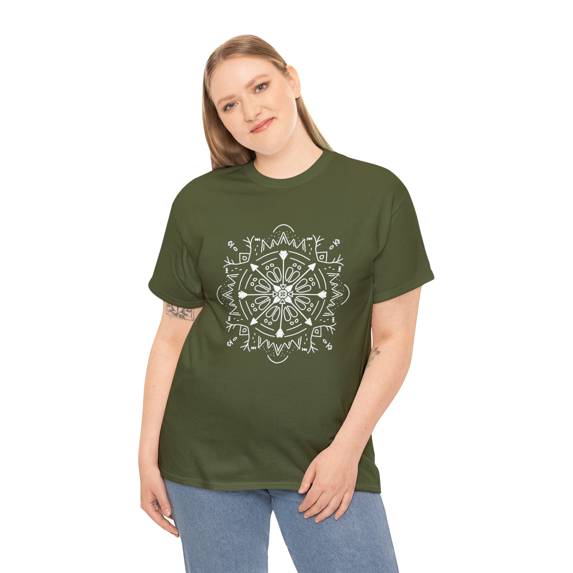 Archer’s Mandala Unisex Heavy Cotton Tee - Tales from the Tangle