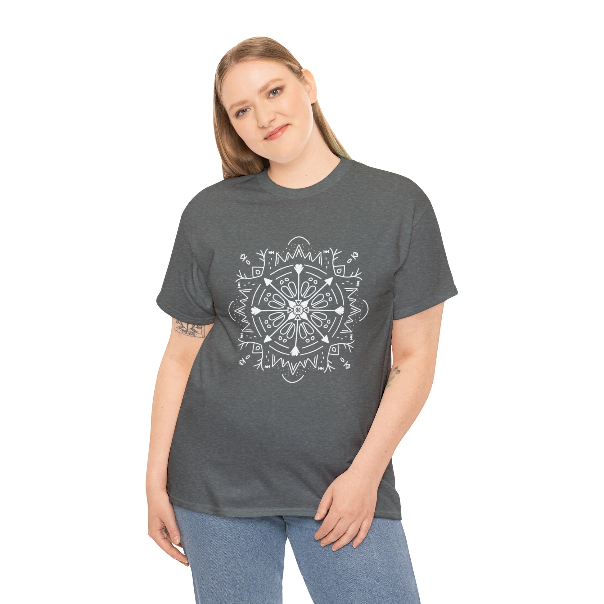 Archer’s Mandala Unisex Heavy Cotton Tee - Tales from the Tangle