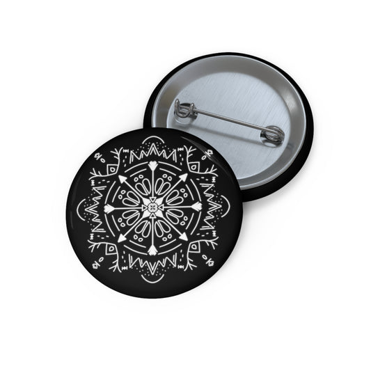 Archer’s Mandala Custom Pin Button - Tales from the Tangle