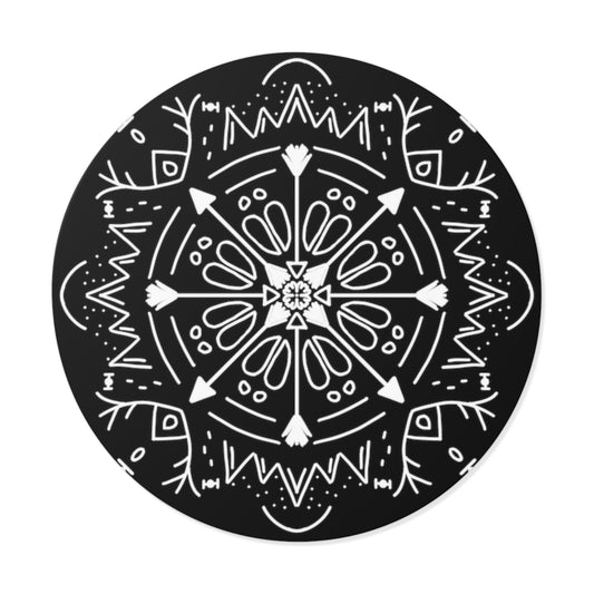Archer’s Mandala Round Vinyl Sticker - Tales from the Tangle