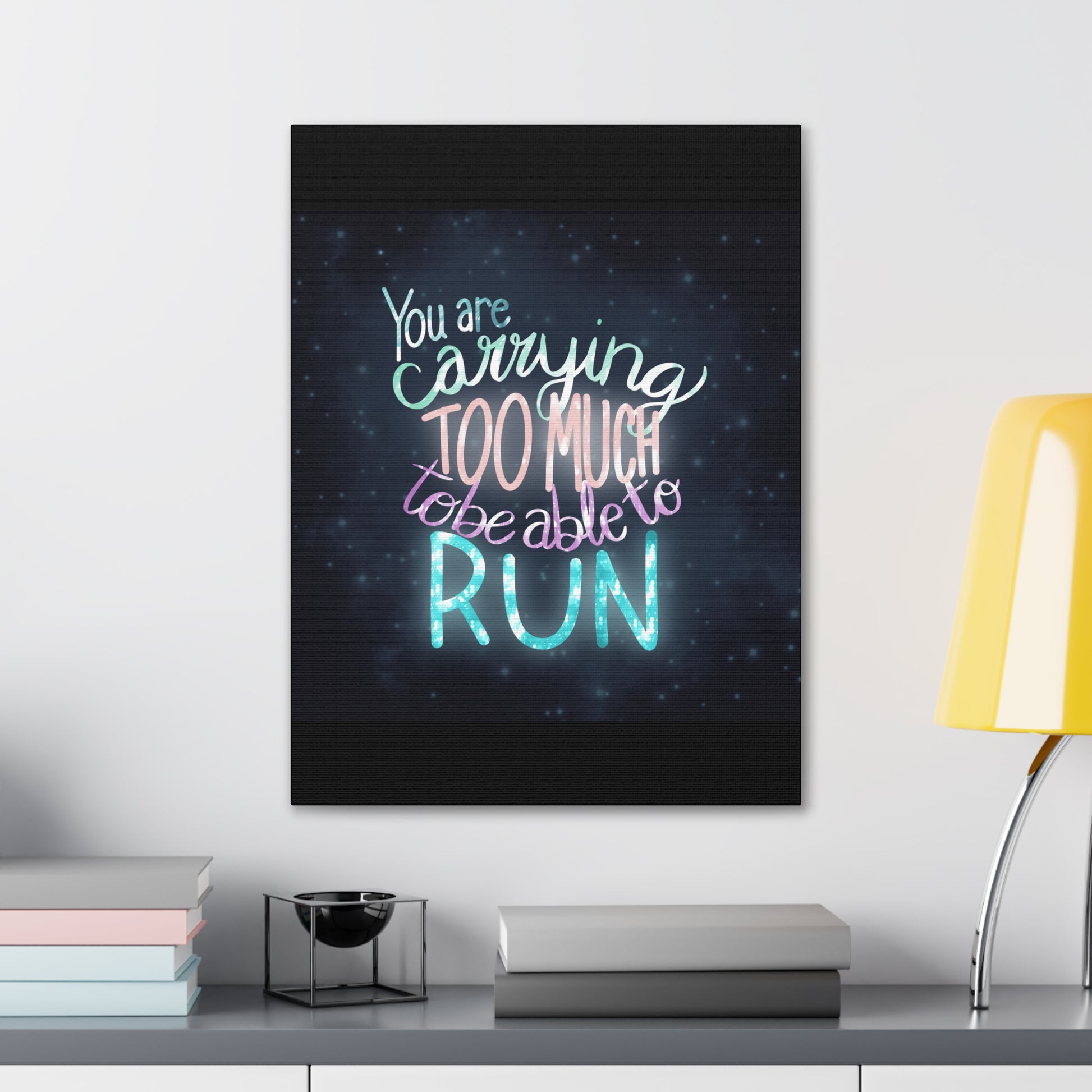 You are carrying too much to be able to run Canvas Gallery Wraps - Tales from the Tangle