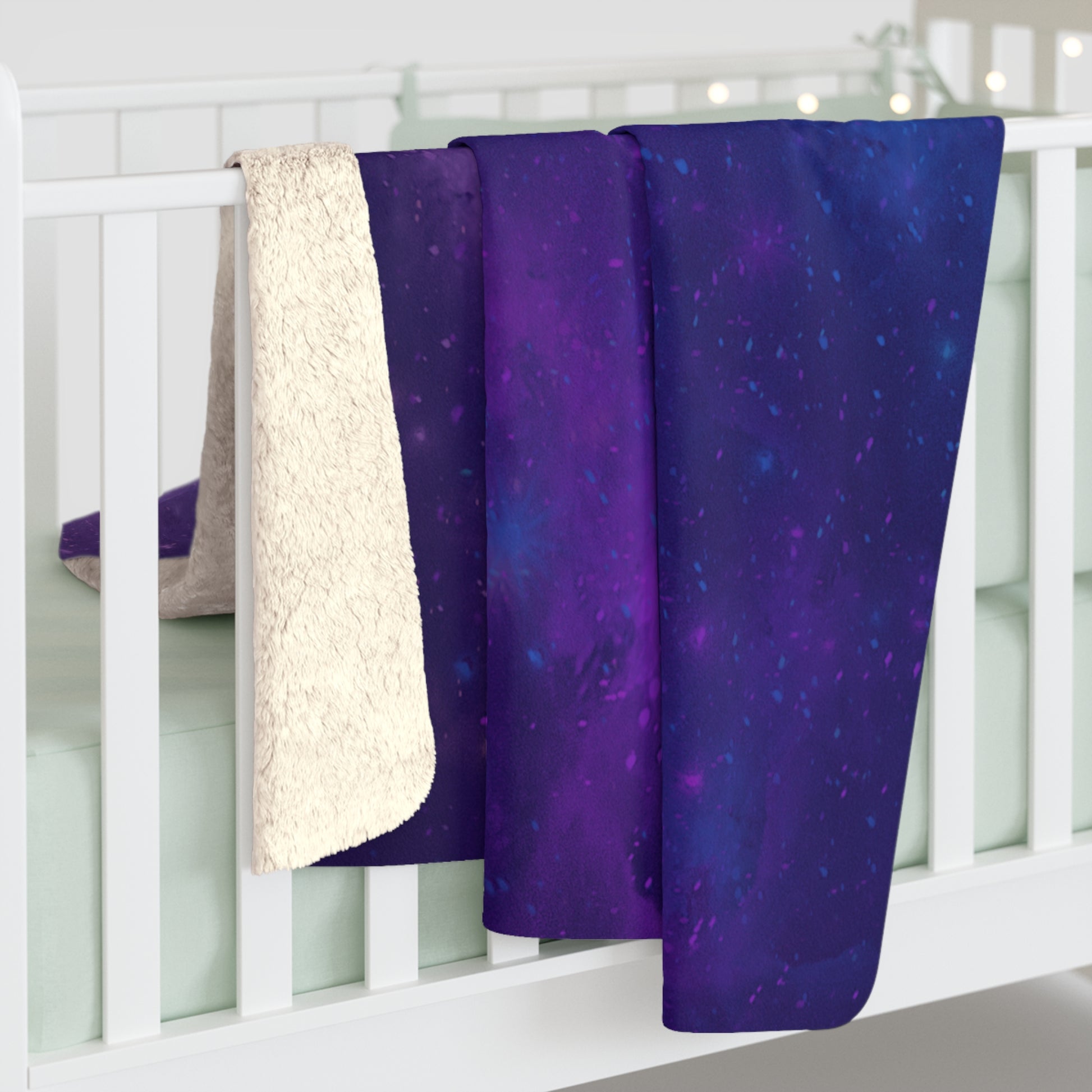 Galaxy Print Sherpa Fleece Blanket - Tales from the Tangle