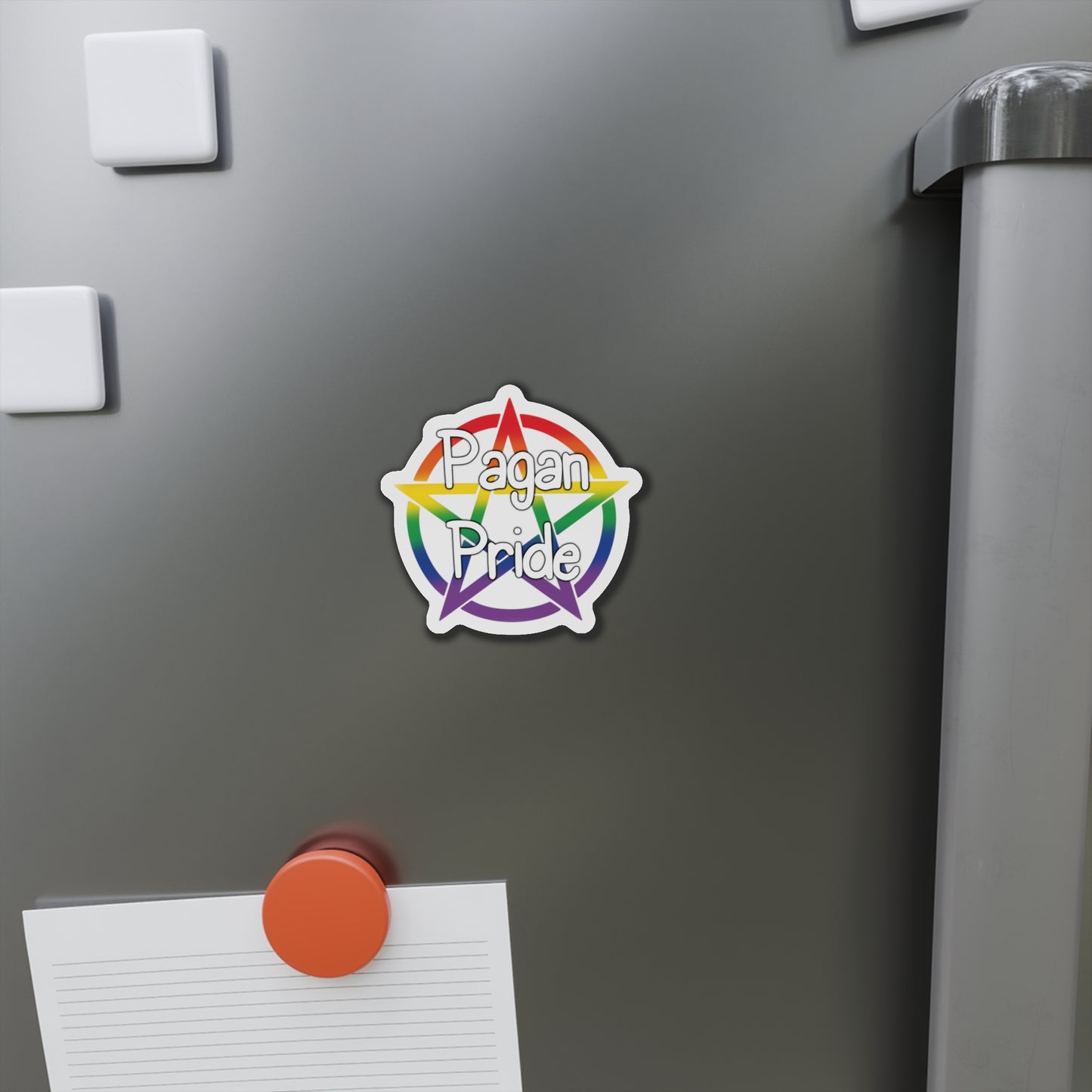 Pagan Pride Rainbow Die-Cut Magnets - Tales from the Tangle