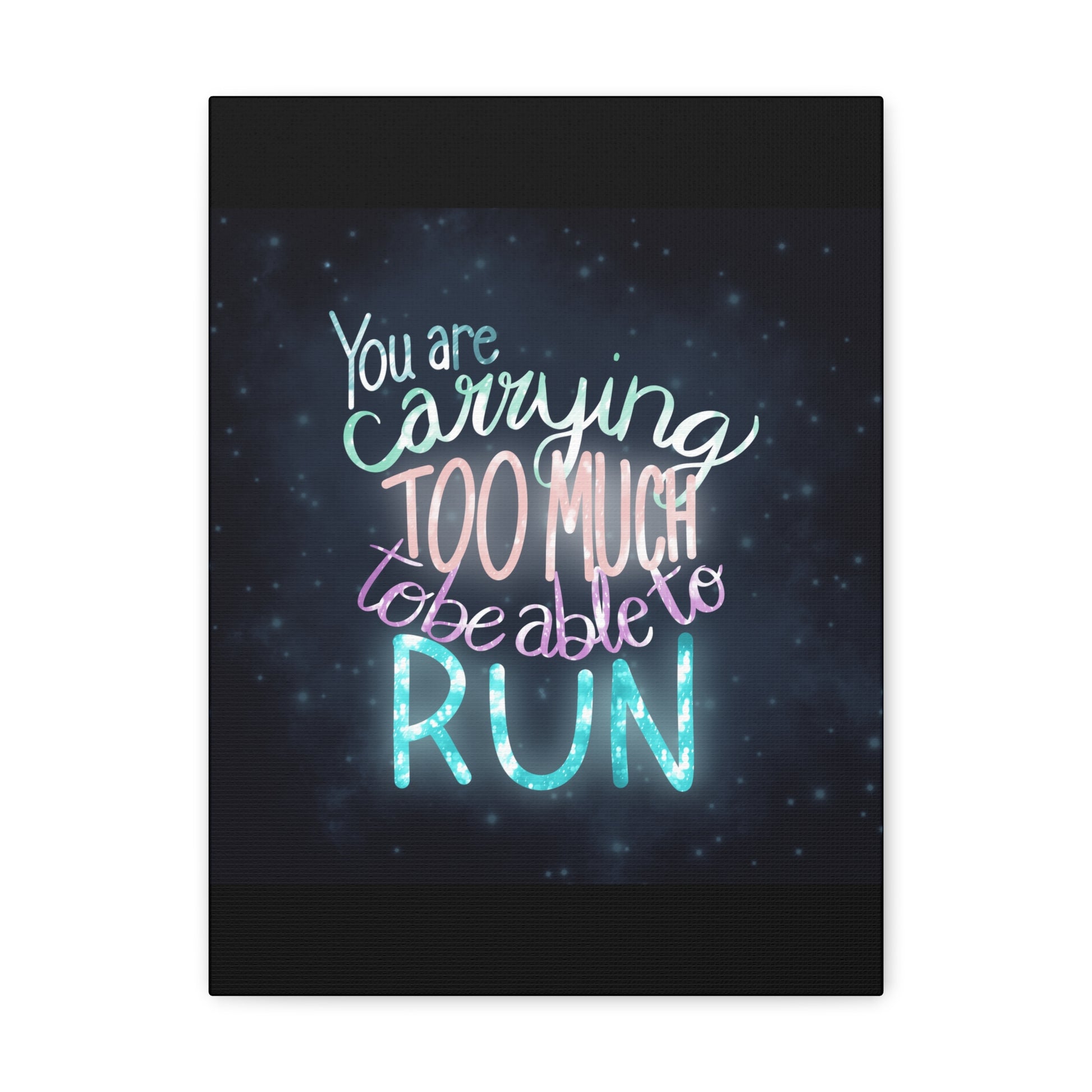 You are carrying too much to be able to run Canvas Gallery Wraps - Tales from the Tangle