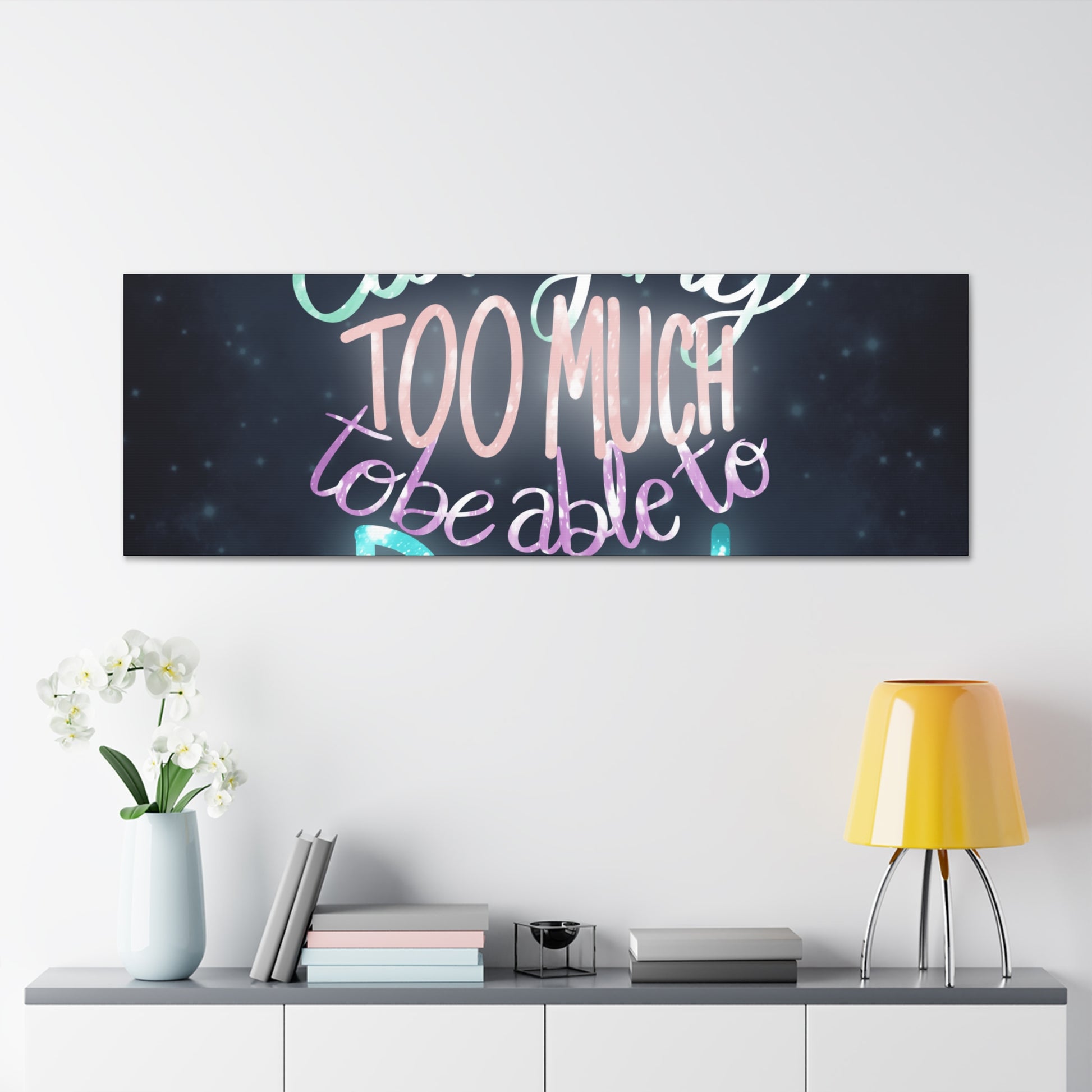 You are carrying too much to be able to run Canvas Gallery Wraps - Tales from the Tangle