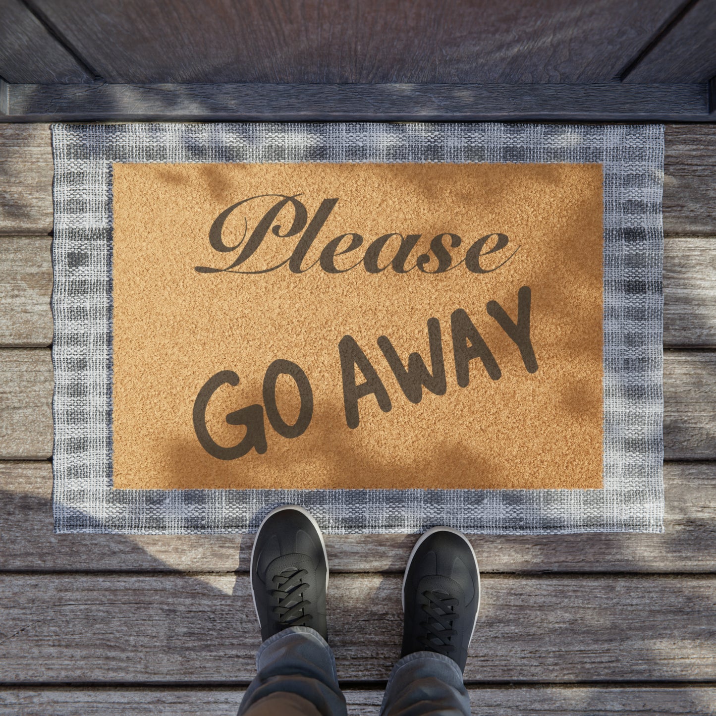 Please Go Away Doormat - Tales from the Tangle
