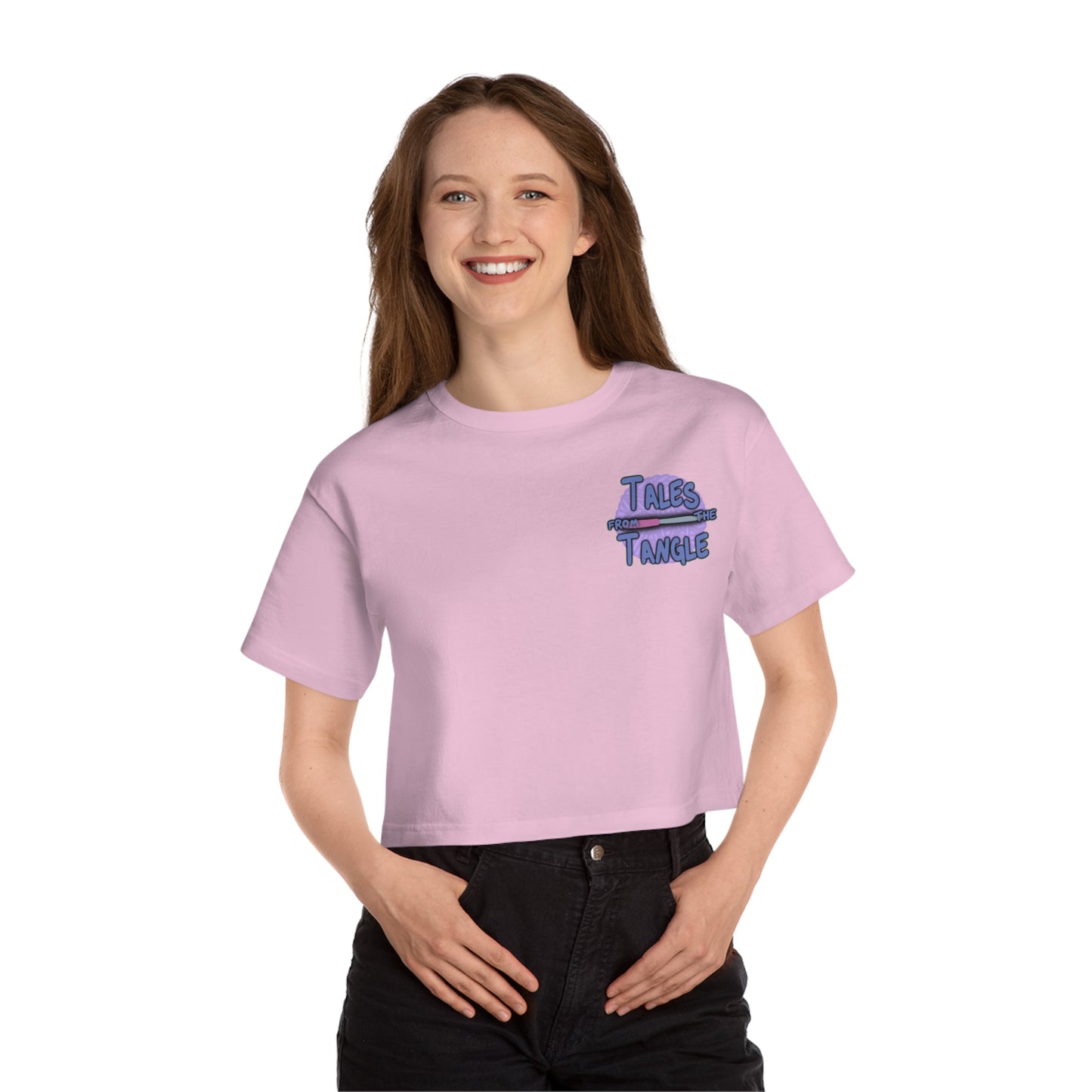Tales from the Tangle Logo Champion Women's Heritage Cropped T-Shirt - Tales from the Tangle