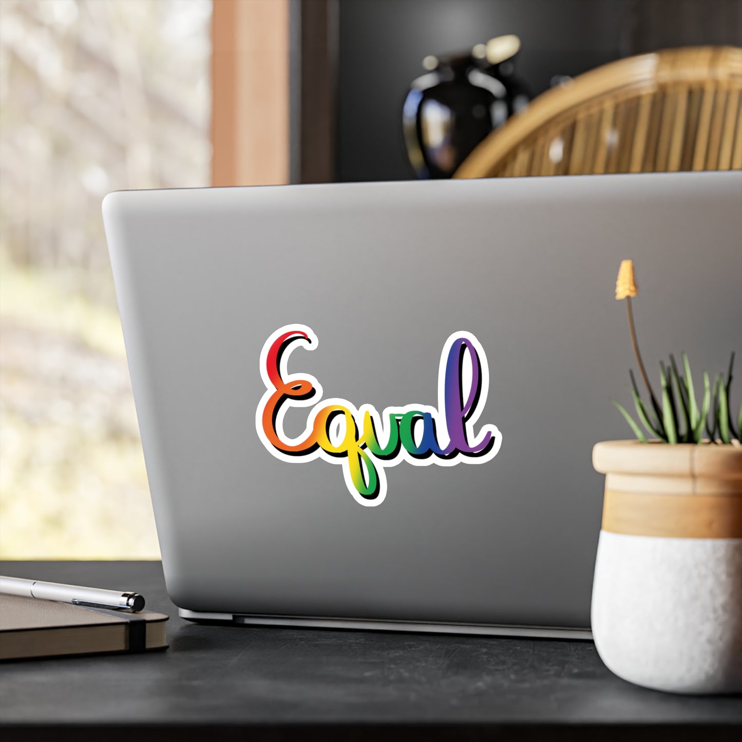 Rainbow Pride Equal Kiss-Cut Vinyl Decals - Tales from the Tangle