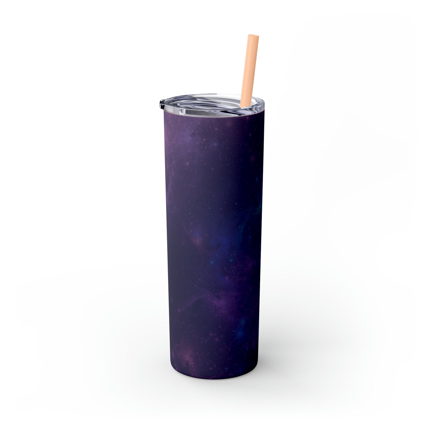 Galaxy Print Skinny Tumbler with Straw, 20oz - Tales from the Tangle