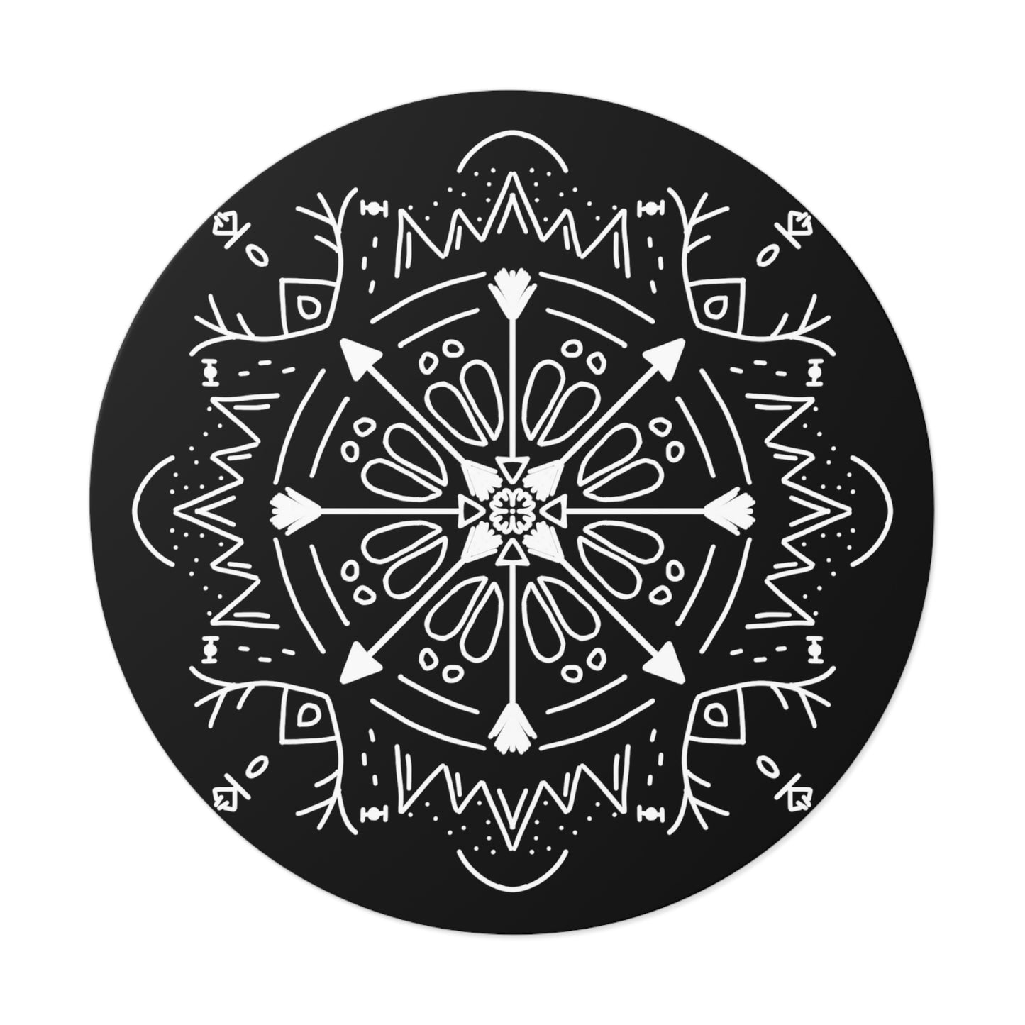 Archer’s Mandala Round Vinyl Sticker - Tales from the Tangle