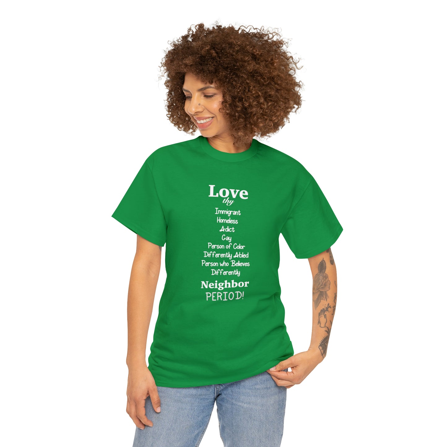 Love Thy Neighbor Unisex Heavy Cotton Tee - Tales from the Tangle