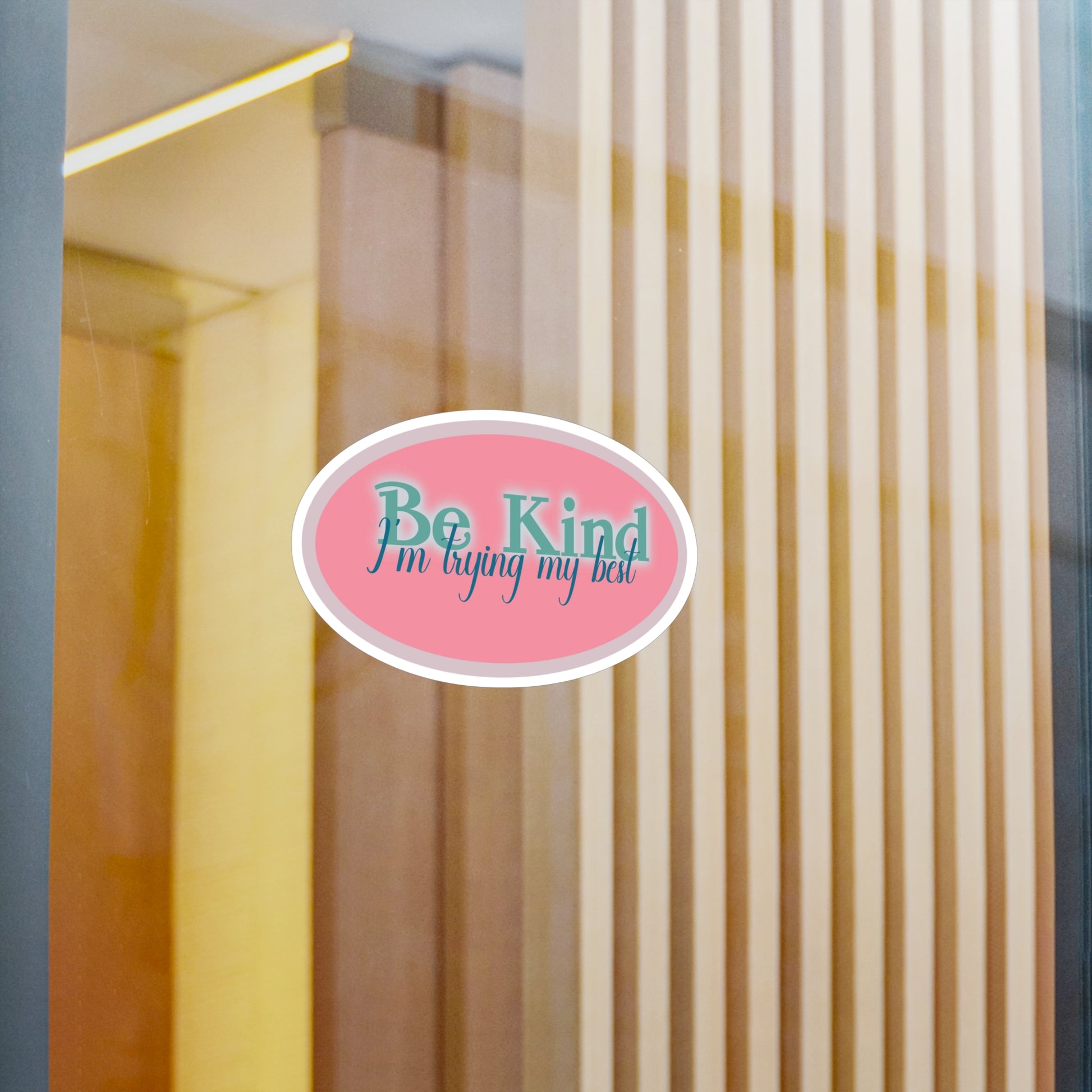 Be Kind, I’m Trying My Best Kiss-Cut Vinyl Decals - Tales from the Tangle