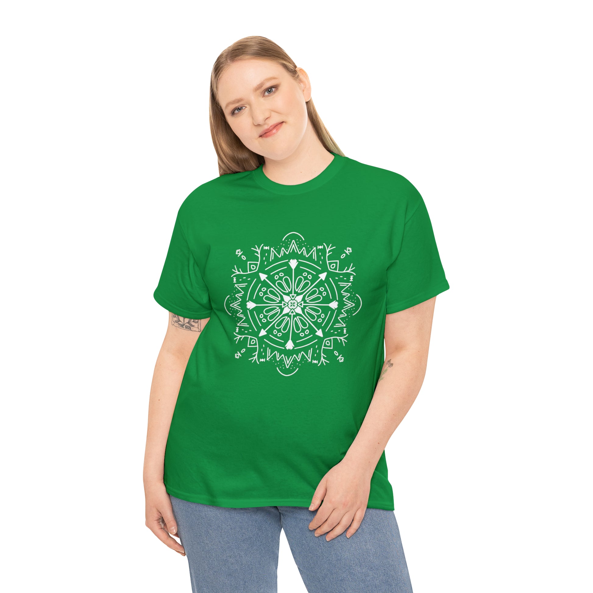 Archer’s Mandala Unisex Heavy Cotton Tee - Tales from the Tangle