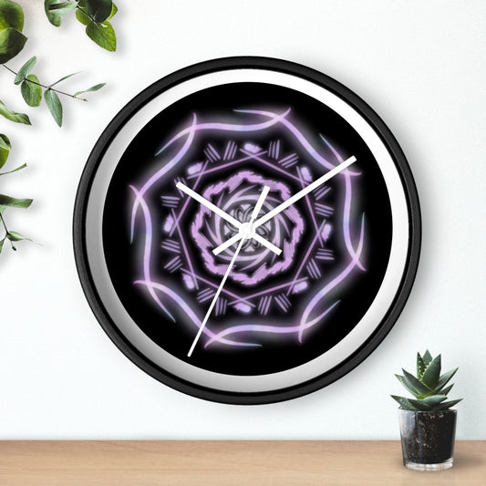Pink Mandala Wall Clock - Tales from the Tangle